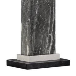 360 Lighting Connie Modern Table Lamps Set Of 2 With Black Marble Riser 25" High Black Faux Marble USB Charging Port White Rectangular Shade For Desk 9 360 Lighting Connie Modern Table Lamps Set Of 2 With Black Marble Riser 25" High Black Faux Marble USB Charging Port White Rectangular Shade For Desk -360 Lighting GUEST d2fedecc 399e 45b1 a343 596a86d5c775