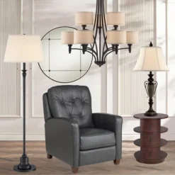 360 Lighting Spenser Rustic Farmhouse Floor Lamp 58" Tall Oiled Bronze Metal Off White Linen Empire Shade For Living Room Bedroom Office House Home 17 360 Lighting Spenser Rustic Farmhouse Floor Lamp 58" Tall Oiled Bronze Metal Off White Linen Empire Shade For Living Room Bedroom Office House Home -360 Lighting GUEST d4cd80f6 511a 4302 ad5e f5d90ee958aa