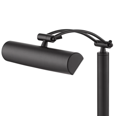 360 Lighting Grady Traditional Piano Banker Desk Lamp 16 1/2" High Black LED Adjustable Bronze Metal Shade For Bedroom Bedside Nightstand Kids Desk 4 360 Lighting Grady Traditional Piano Banker Desk Lamp 16 1/2" High Black LED Adjustable Bronze Metal Shade For Bedroom Bedside Nightstand Kids Desk - Image 2