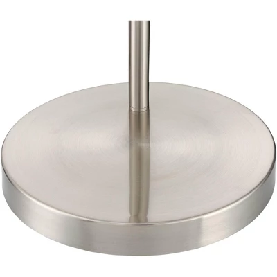 360 Lighting Modern Arc Floor Lamp With USB Charging Port 72" Tall Brushed Nickel White Drum Shade For Living Room Reading House 5 360 Lighting Modern Arc Floor Lamp With USB Charging Port 72" Tall Brushed Nickel White Drum Shade For Living Room Reading House - Image 3