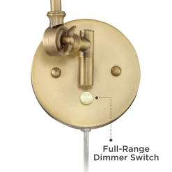 360 Lighting Mendes Modern Swing Arm Wall Lamps Set Of 2 Brass Gold Plug-in Light Fixture Metal Shade For Bedroom Bedside Living Room Reading House 12 360 Lighting Mendes Modern Swing Arm Wall Lamps Set Of 2 Brass Gold Plug-in Light Fixture Metal Shade For Bedroom Bedside Living Room Reading House -360 Lighting GUEST dbce4cd4 e2e0 4f32 81b9 23246a2126fd