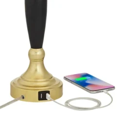 360 Lighting Kamila Traditional Table Lamps 27" Tall Set Of 2 Gold Black With Dual USB Charging Ports White Drum Shade For Bedroom Bedside Family Desk 12 360 Lighting Kamila Traditional Table Lamps 27" Tall Set Of 2 Gold Black With Dual USB Charging Ports White Drum Shade For Bedroom Bedside Family Desk -360 Lighting GUEST df731a95 8e5a 400d 8faa d444be0f7d6c