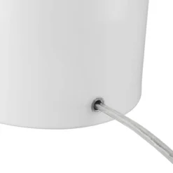 360 Lighting Felix Modern Accent Table Lamps 19" High Set Of 2 White Metal Mushroom Dome Shade For Bedroom Living Room Bedside Nightstand Office Kids -360 Lighting GUEST e1f1df2f 71e2 4092 a927 b0ecb9f4cab0