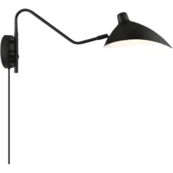 360 Lighting Colborne Modern Swing Arm Wall Lamp Black Metal Plug-in Light Fixture Up Down Shade For Bedroom Bedside Living Room Reading Home House 13 360 Lighting Colborne Modern Swing Arm Wall Lamp Black Metal Plug-in Light Fixture Up Down Shade For Bedroom Bedside Living Room Reading Home House -360 Lighting GUEST ea6b37c1 f80b 455b ada9 c0244a820dad