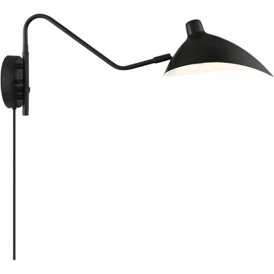 360 Lighting Colborne Modern Swing Arm Wall Lamp Black Metal Plug-in Light Fixture Up Down Shade For Bedroom Bedside Living Room Reading Home House 7 360 Lighting Colborne Modern Swing Arm Wall Lamp Black Metal Plug-in Light Fixture Up Down Shade For Bedroom Bedside Living Room Reading Home House - Image 5