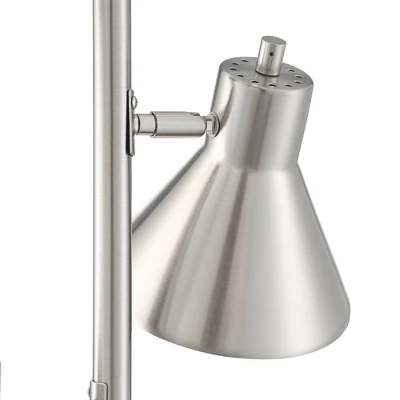 360 Lighting Modern Floor Lamp 5-Light Tree 70" Tall Brushed Nickel Metal Adjustable Heads For Living Room Reading Bedroom Office 5 360 Lighting Modern Floor Lamp 5-Light Tree 70" Tall Brushed Nickel Metal Adjustable Heads For Living Room Reading Bedroom Office - Image 3