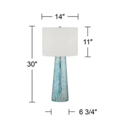 360 Lighting Marcus Modern Table Lamps 30" Tall Set Of 2 Mercury Glass Column White Drum Shade For Bedroom Living Room Bedside Nightstand Office Home 15 360 Lighting Marcus Modern Table Lamps 30" Tall Set Of 2 Mercury Glass Column White Drum Shade For Bedroom Living Room Bedside Nightstand Office Home -360 Lighting GUEST f6aeba52 6c2c 42c5 8e8a 68c5b9d03f8e