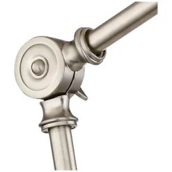 360 Lighting Mendes Modern Wall Lamps Set Of 2 Brushed Nickel Plug-in 4 1/4" Light Fixture Up Down Adjustable For Bedroom Reading Living Room Hallway -360 Lighting GUEST f9b3ca3e 28ab 4097 b701 8da0f085b1d9