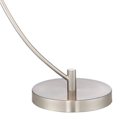 360 Lighting Modern Table Lamps Set Of 2 With USB Charging Port 26" High Metal Arc White Drum Shade For Living Room Bedroom Bedside Office 9 360 Lighting Modern Table Lamps Set Of 2 With USB Charging Port 26" High Metal Arc White Drum Shade For Living Room Bedroom Bedside Office - Image 7