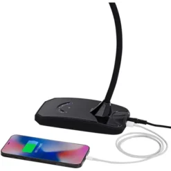 360 Lighting Ricky Modern Desk Lamp 13 3/4" High Black With USB Charging Port LED Gooseneck Touch On Off Dimmer For Bedroom Bedside Office House Desk -360 Lighting GUEST febde895 fa11 4367 8be0 0a1ead9afe49