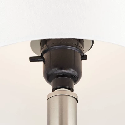 360 Lighting Modern Accent Table Lamps 14 3/4" High Set Of 2 Diamond Blue Green Glass Fabric Drum Shade For Bedroom Bedside Office (Color May Vary) 5 360 Lighting Modern Accent Table Lamps 14 3/4" High Set Of 2 Diamond Blue Green Glass Fabric Drum Shade For Bedroom Bedside Office (Color May Vary) - Image 3